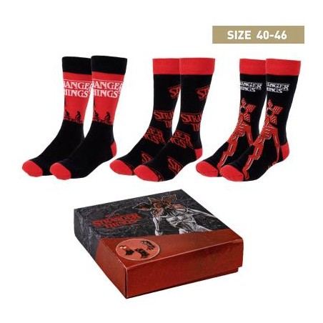 Pack calcetines 3 piezas stranger things