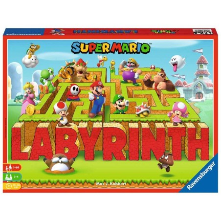 Juego mesa ravensburger labyrinth super mario