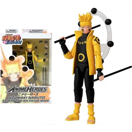 Figura bandai naruto shipudden anime heroes