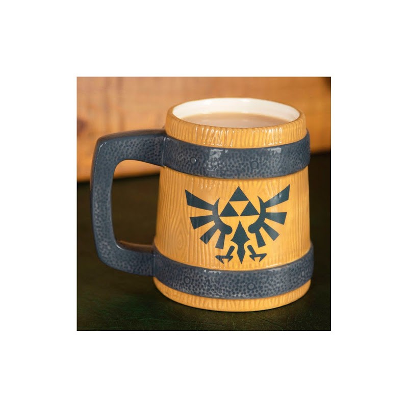 Taza paladone zelda barril escudo hyrule