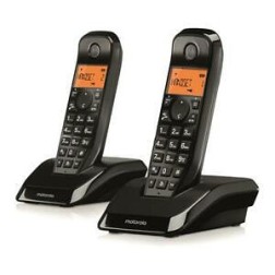 TELÉFONO INALÁMBRICO DECT DIGITAL MOTOROLA S1202 DUO