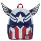 Mini mochila loungefly marvel falcon capitán