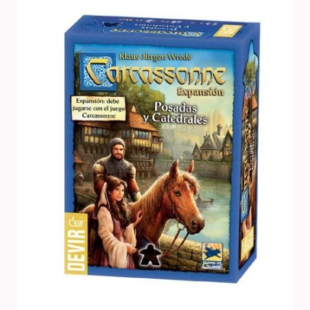 Juego mesa devir carcassonne posadas y