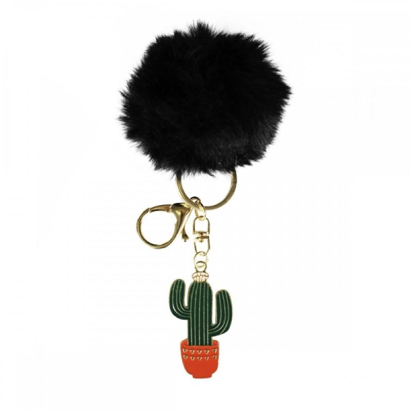 Llavero enesco pompon cactus