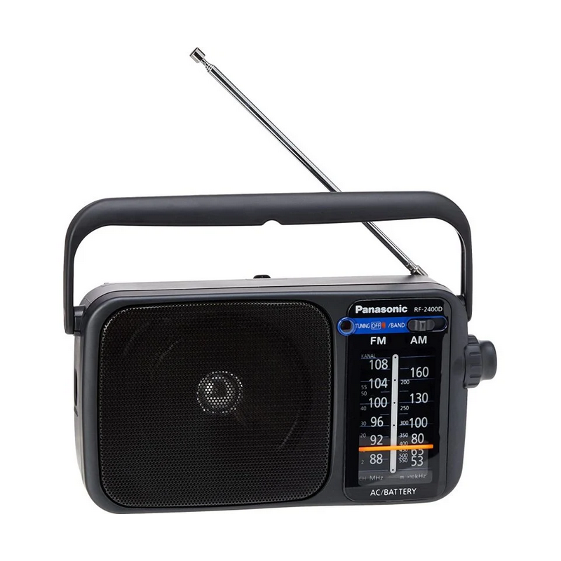 Radio panasonic rf - 2400deg - k altavoz entrada auriculares