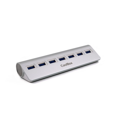 HUB USB COOLBOX ALU-3 7 PUERTOS USB3-0 CON ALIMENTACION