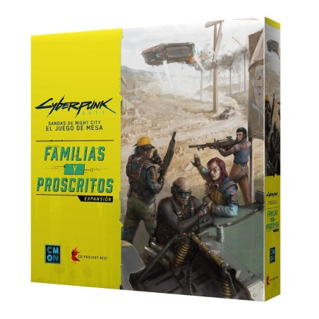 Juego mesa cyberpunk 2077: familias y