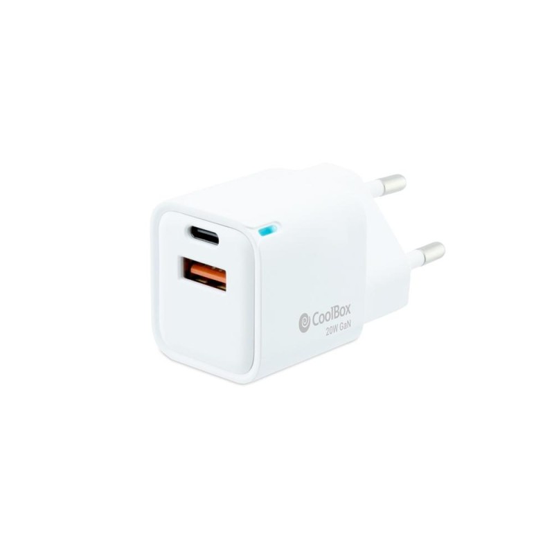 Cargador usb pared coolbox 20w usb