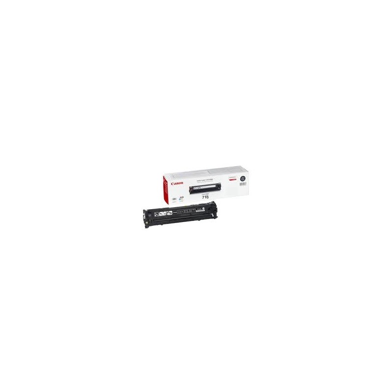 Toner canon 718bk 3-400 paginas lbp - 7200cdn