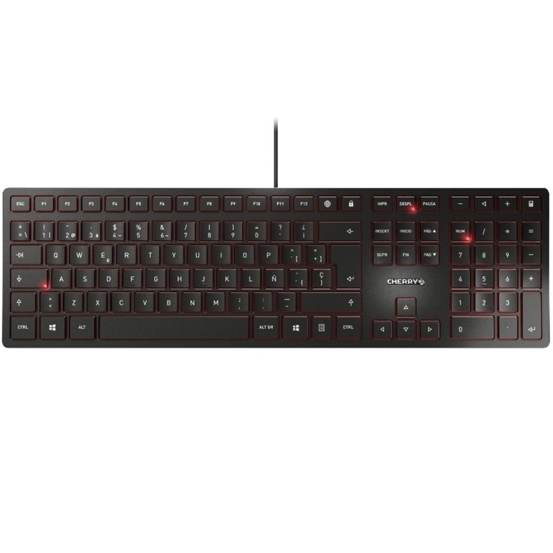 Teclado cherry kc 6000 slim ultraplano