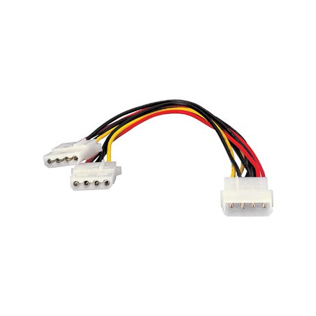 Duplicador cable alimentacion atx equip conector