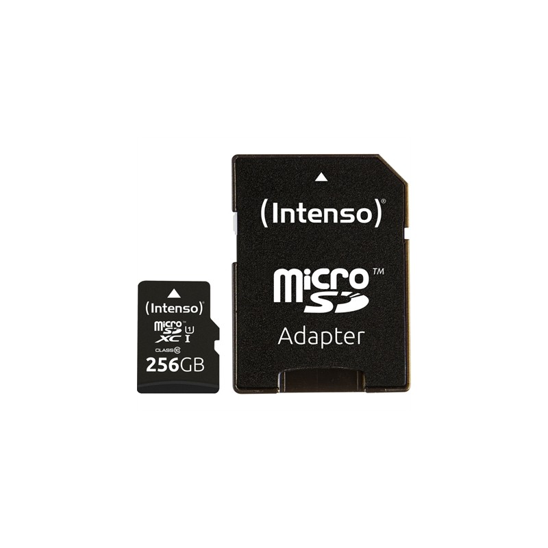 Tarjeta memoria micro sd intenso 256gb