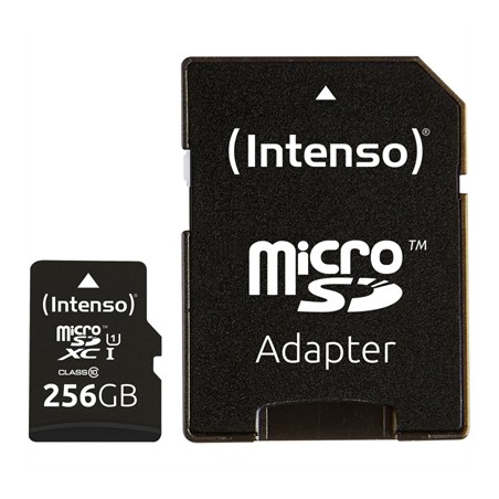 Tarjeta micro sd intenso 256gb uhs - i