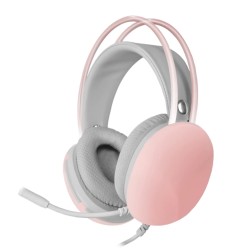 Auriculares Gaming con Micrófono Mars Gaming MH-GLOW- Jack 3-5- Rosas