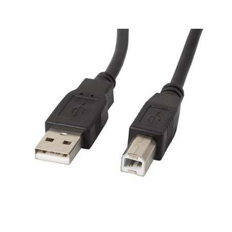 CABLE LANBERG IMPRESORA USB MACHO A USB MACHO NEGRO 0-5 M