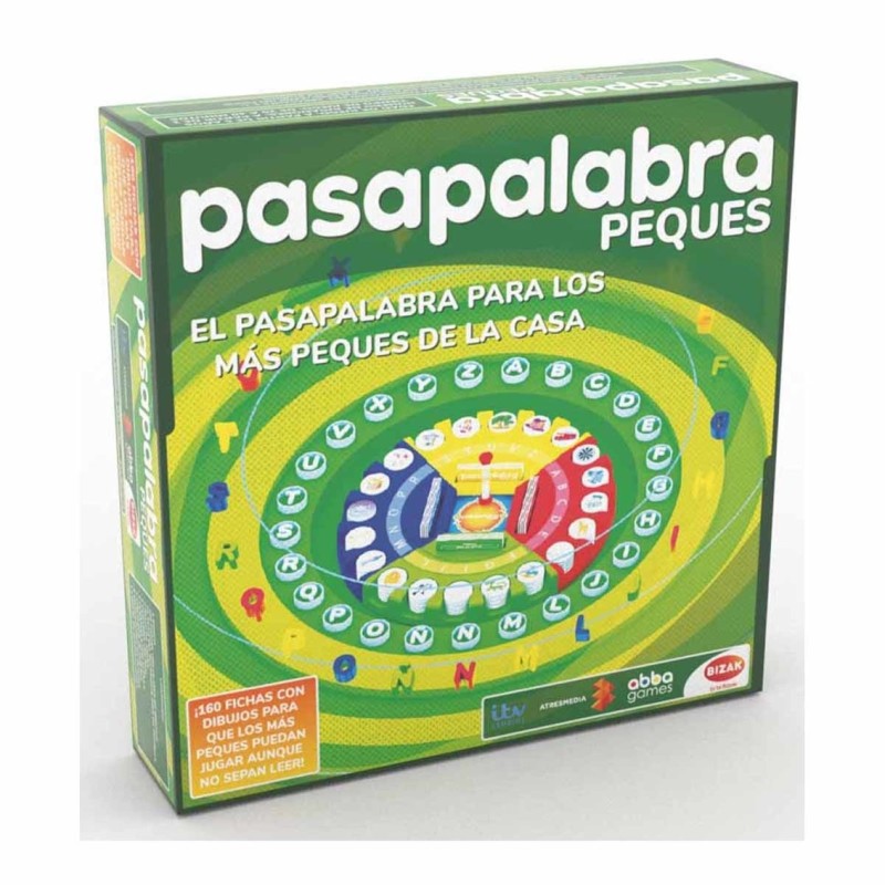 Juego mesa bizak pasapalabra peques pegi