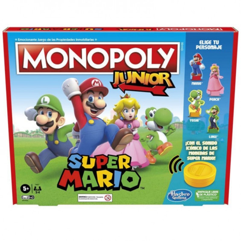 Juego mesa monopoly jr super mario