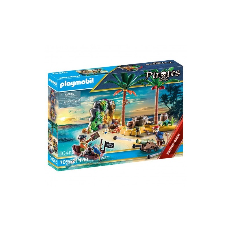 Playmobil isla del tesoro con esqueleto