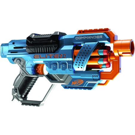 Lanzador hasbro nerf elite 2-0 commander