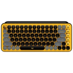 Teclado logitech pop keys blast yellow