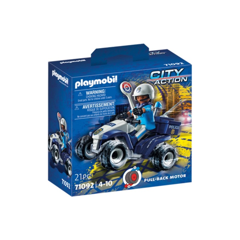 Playmobil policia - speed quad