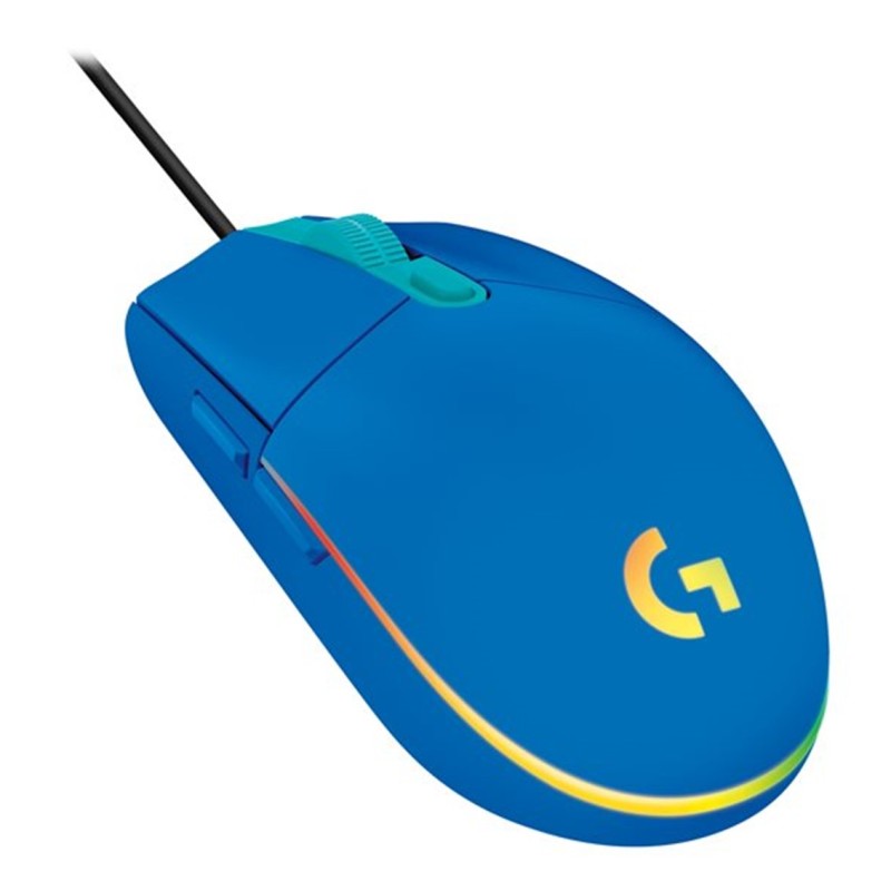 Mouse raton logitech g203 lightsync azul