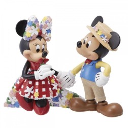 Figura enesco disney mickey y minnie