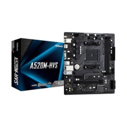 Placa base asrock am4 a520m - hvs m - atx