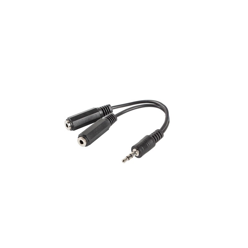 Adaptador lanberg jack stereo macho a