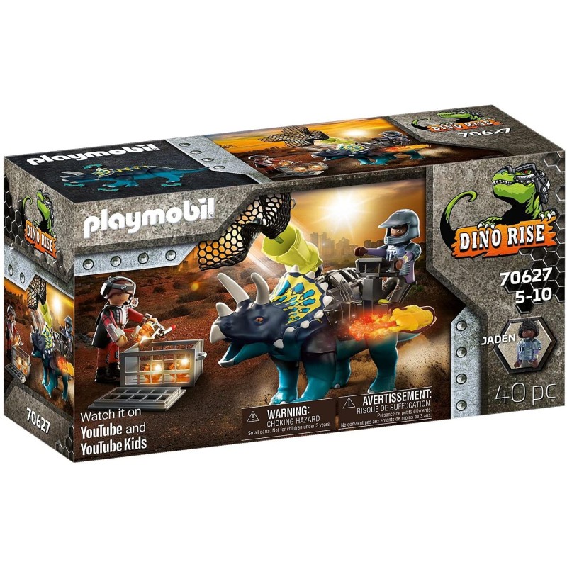 Playmobil triceratops: disturbios por las piedras