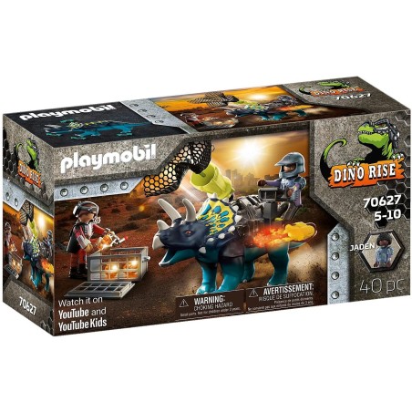 Playmobil triceratops: disturbios por las piedras