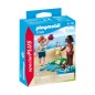 Playmobil niños con globos agua