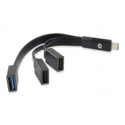 Hub usb tipo c conceptronic hubbies01b