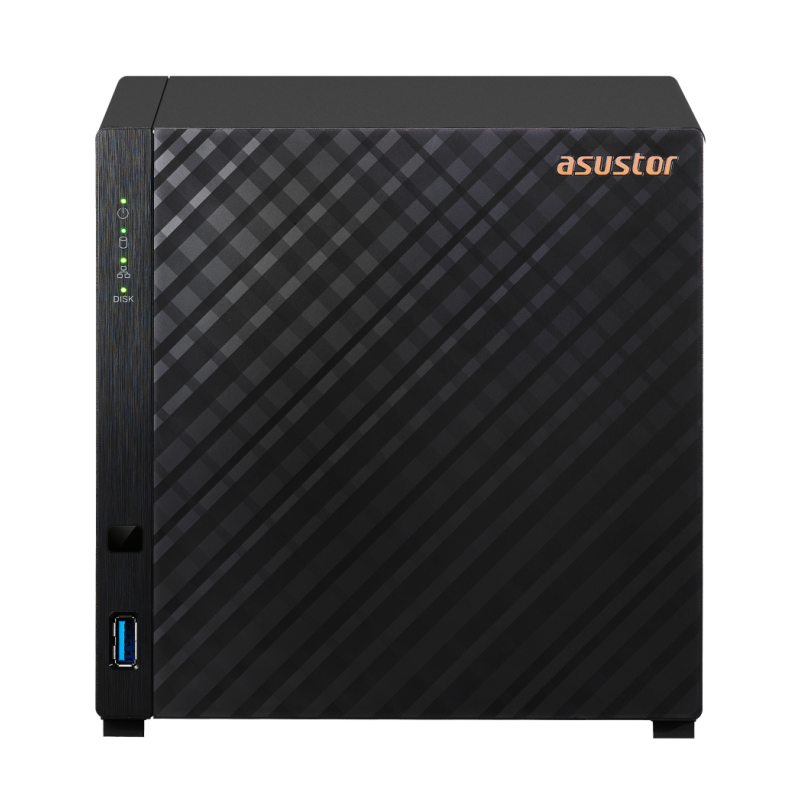 NAS ASUSTOR TOWER 4 BAY QUAD-CORE 1-4GHZ 1GB 2-5GBE X1 USB3-2