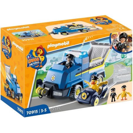 Playmobil duck on call vehiculo emergencia