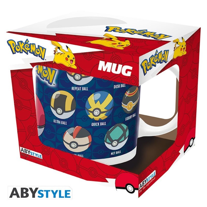 Taza abystyle pokemon - pokeballs