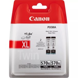 Pack cartucho tinta canon pgi - 570xl negro