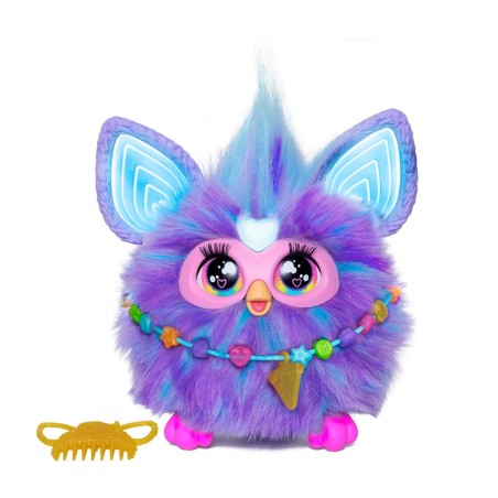 Juguete interactivo hasbro furby morado