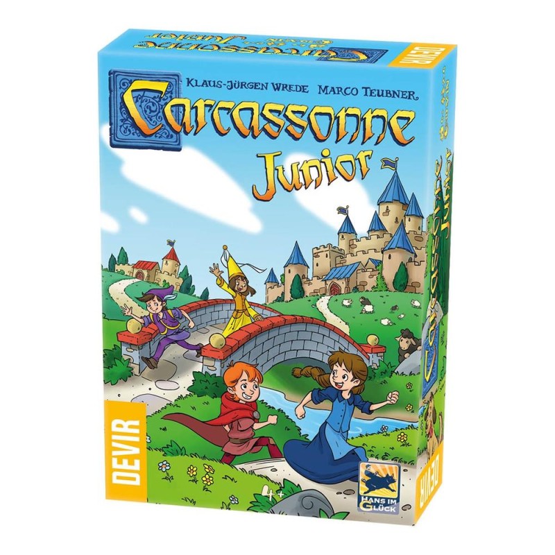 Juego mesa devir carcassonne junior (trilingüe)