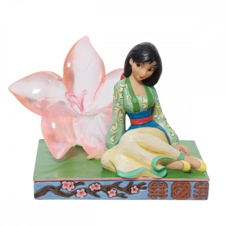 Figura resina enesco disney mulan con