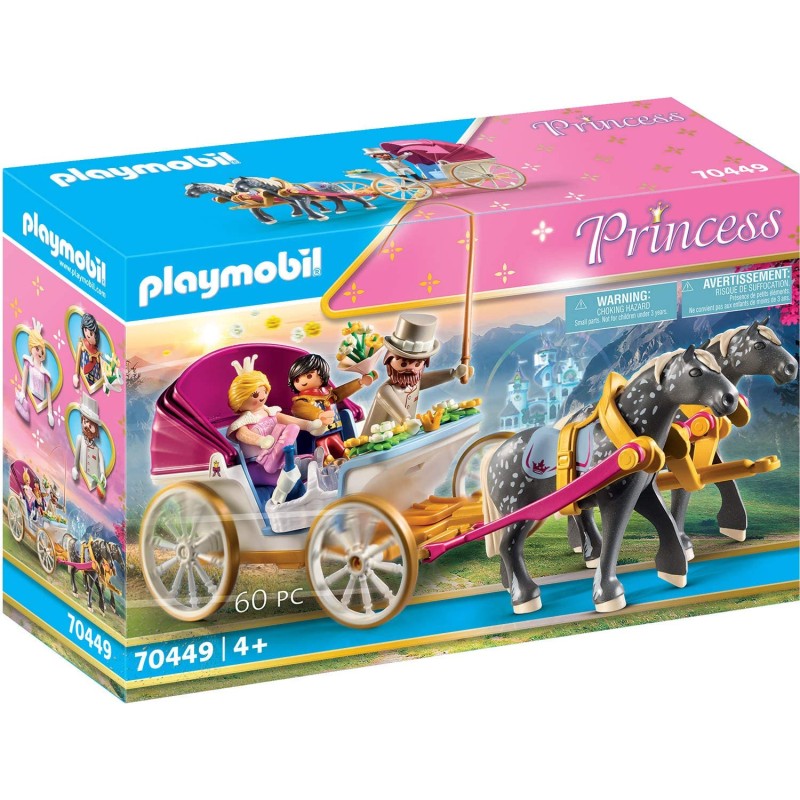 Playmobil carruaje romantico tirado por caballos