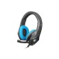 Auriculares gaming fury phantom negro azul