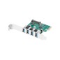 TARJETA PCI EXPRESS LANBERG X1 A 4X USB-A 3,1 GEN1 LOW PROFILE