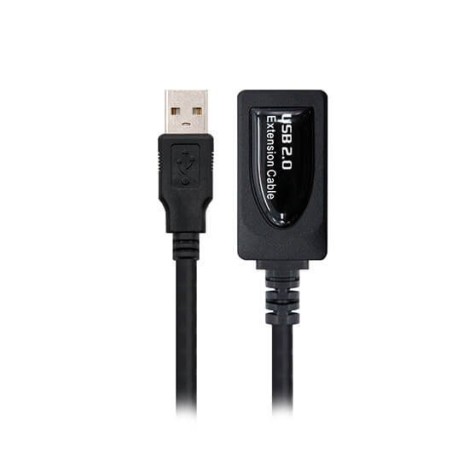 Cable Alargador USB 2-0 Nanocable 10-01-0211- USB Macho - USB Hembra- 5m- Negro