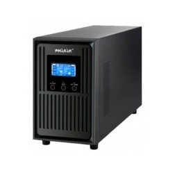 SAI Online Phasak Conqueror Pro 2000 VA Online LCD- 2000VA-1800W- 3 Salidas- Formato Torre