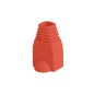 FUNDA PROTECTOR LANBERG CONECTOR RJ45 (PACK 100 UDS) ROJO