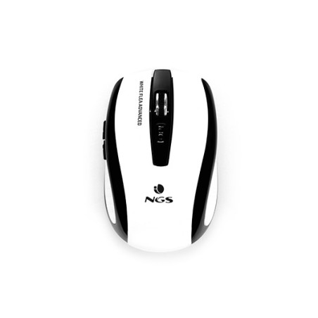 RATÓN ÓPTICO NGS WHITE FLEA ADVANCED WIRELESS