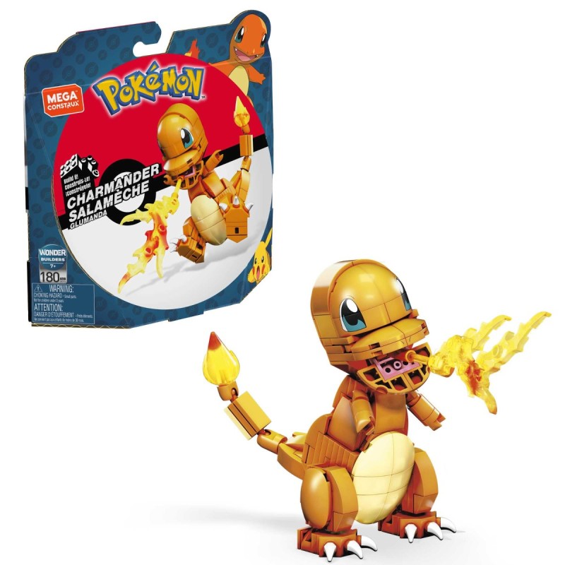 Figura mattel mega construx pokemon charmander