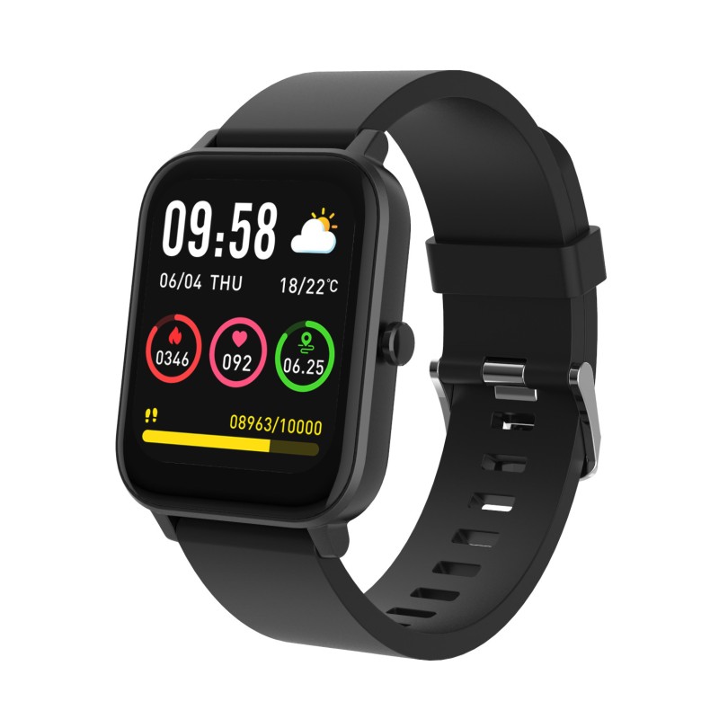 Smartwatch Forever ForeVigo 3 SW-320- Notificaciones- Frecuencia Cardíaca- Negro