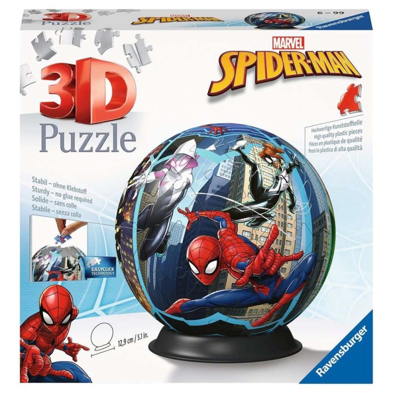 Puzzle 3d ravensburger puzzle ball spiderman